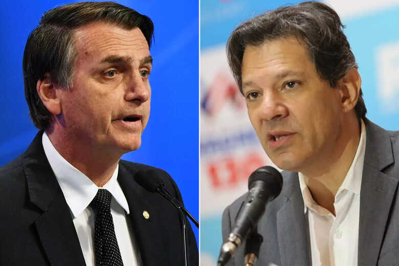 Bolsonaro aparece com 28% e Haddad com 16% das intenções de votos