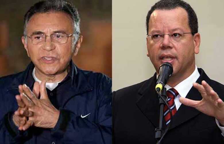 Os candidatos ao governo de Mato Grosso do Sul,  Odilon de Oliveira (PDT) e Marcelo Bluma (PV)