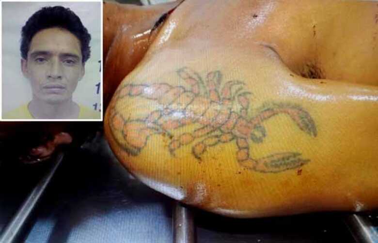 Paraná foi identificado pela tatuagem no braço
