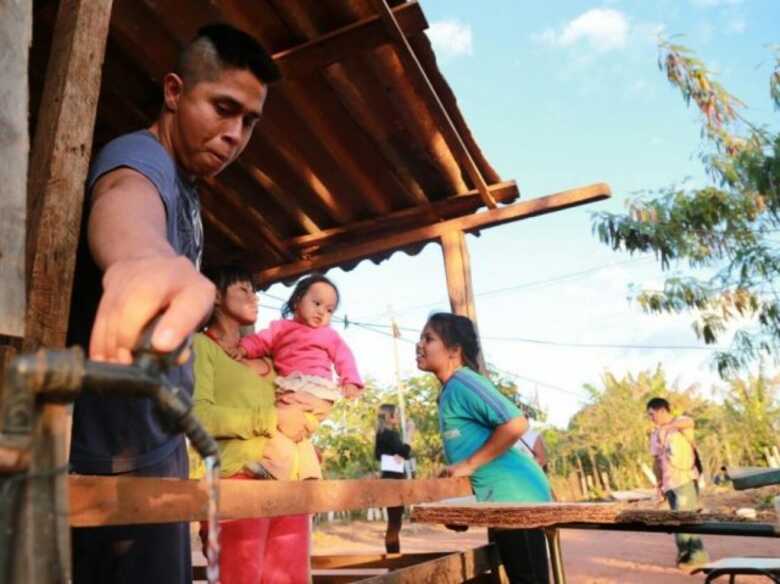 Ao todo, 50 moradores da aldeia Água Bonita estão cadastrados nas aulas