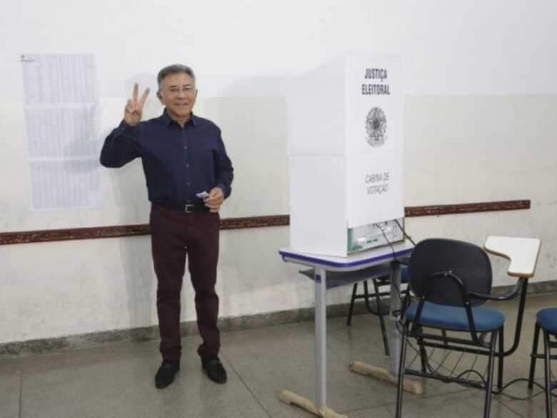 Candidato do PDT falou que vai acompanhar a apuração dos votos em casa com a família