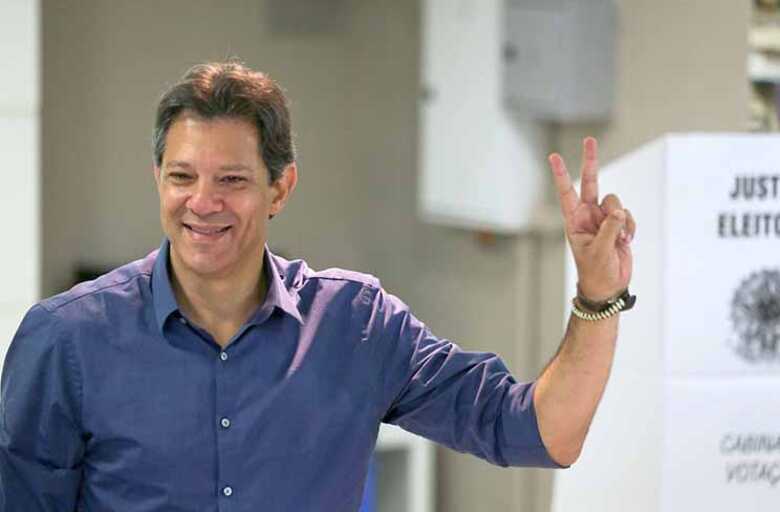 Otimista com a possibilidade de vitória, Haddad disse que lutará "até o fim"