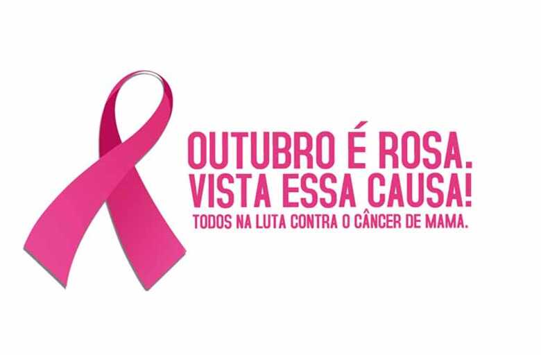A campanha é em prol a preveenção ao câncer de mama
