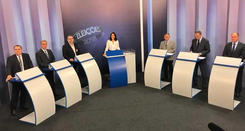A TV Morena realizou ontem, debate com os seis candidatos a governador de Mato Grosso do Sul