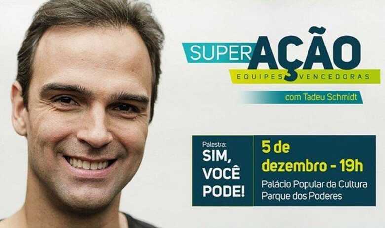 O  jornalista Tadeu Schimdt vai palestrar no evento