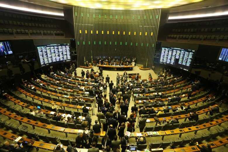 Sessão na Câmara dos Deputados