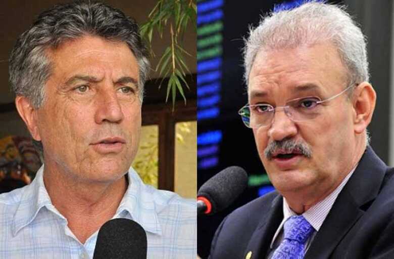 Murilo Zauith e Geraldo Rezende são adversários políticos em Dourados e tem uma relação absolutamente fria