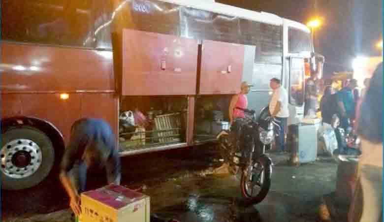 Após uma denúncia anônima e foi verificado que o ônibus não tinha condições para rodar na estrada