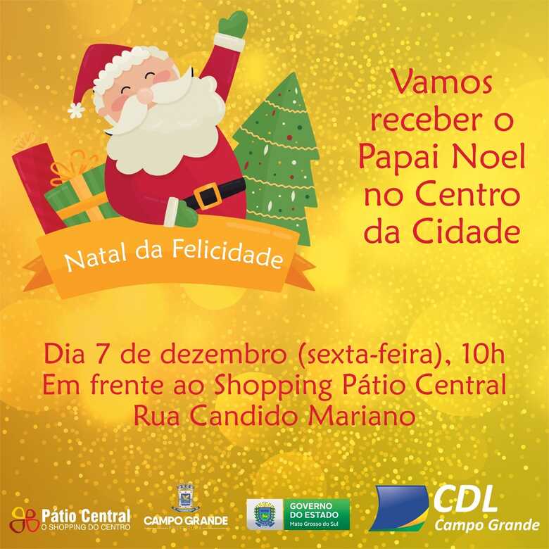 O evento será realizado em parceria com o Shopping Pátio Central, Governo do Estado de Mato Grosso do Sul e Prefeitura de Campo Grande