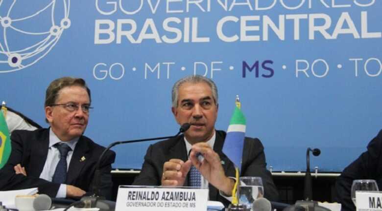 O governador de Mato Grosso do Sul, Reinaldo Azambuja, participará da eleição que será em Brasília