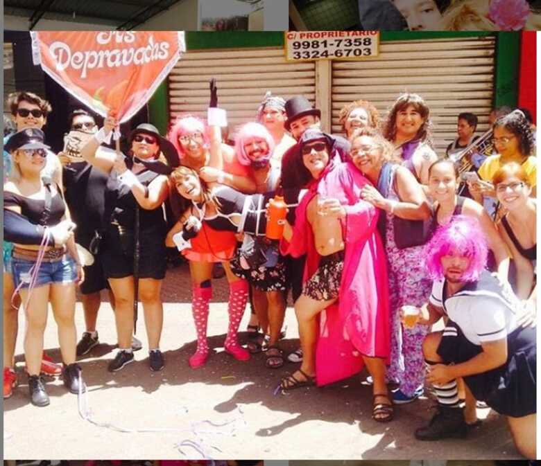 Bloco "As Depravadas" se prepara para o carnaval