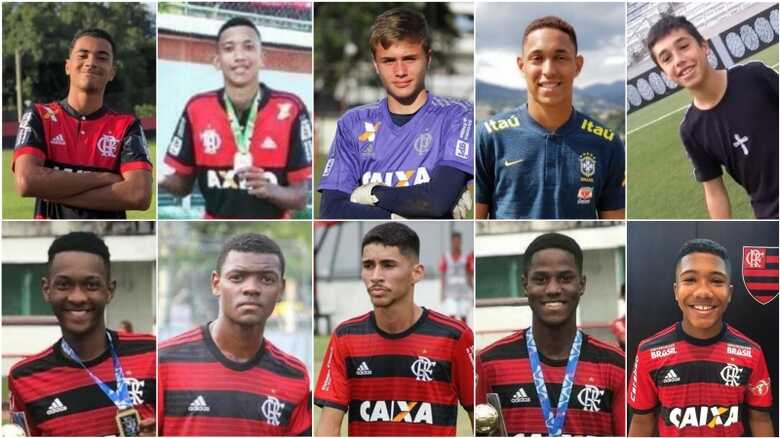 Os dez jovens atuavam na base do Flamengo e tinham o sonho, de um dia, se tornarem jogadores profissionais