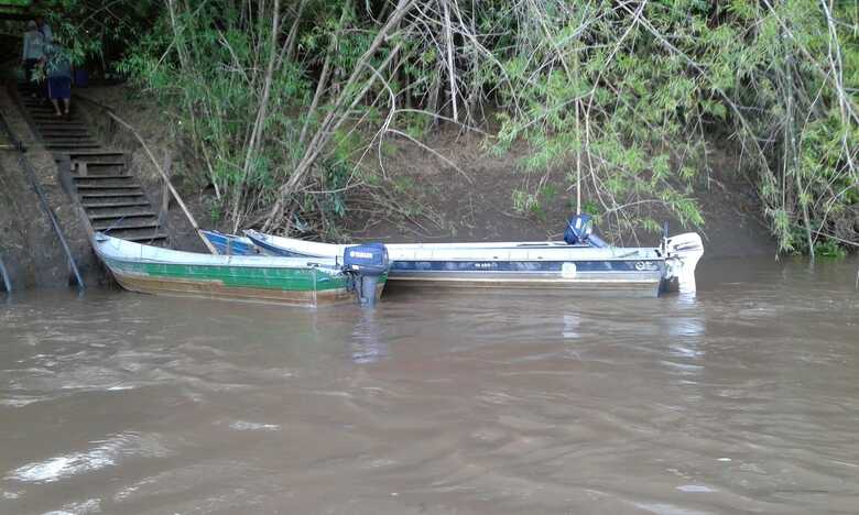 Os barcos foram apreendidos