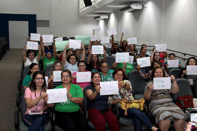 Categoria foi até a Casa de Leis para acompanhar votação