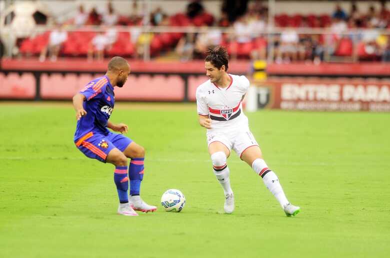 Em sua passagem pelo time do Morumbi, o atacante fez sucesso com 38 gols marcados