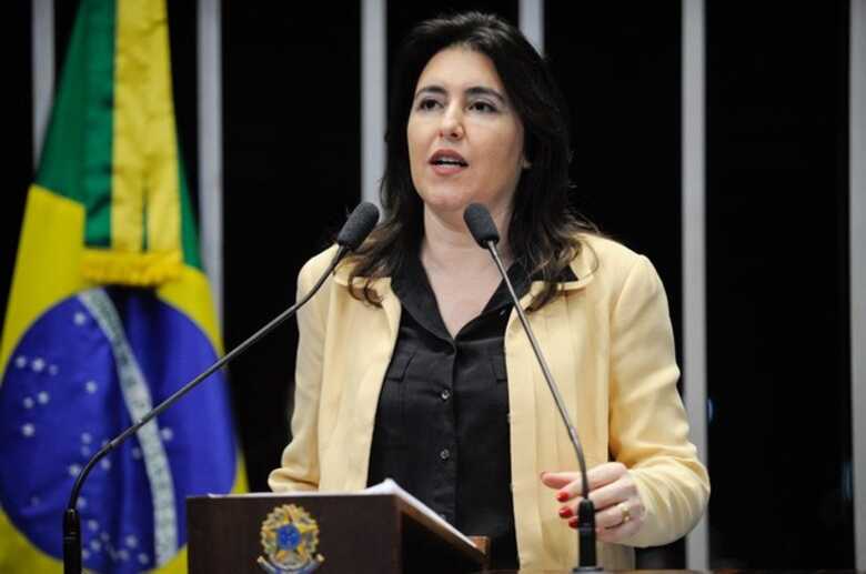 A senadora Simone Tebet apresentou o projeto