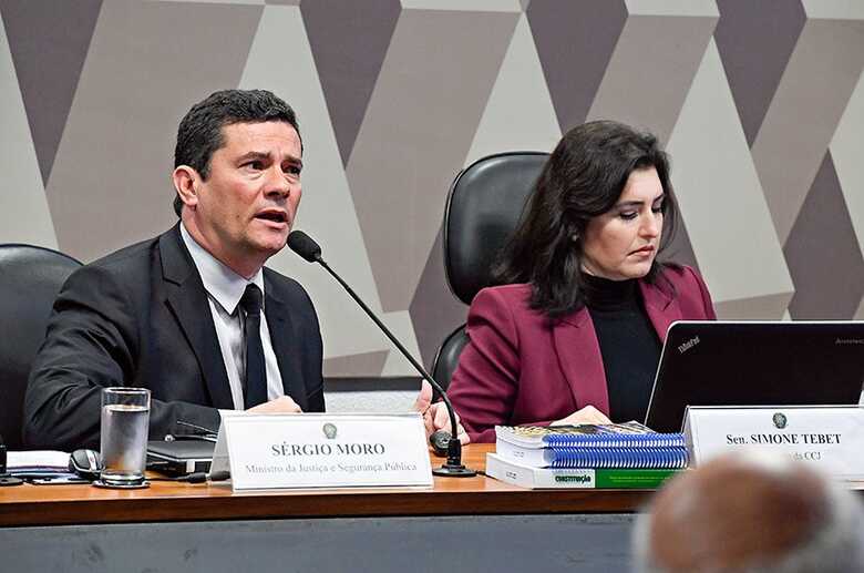 Moro detalhou todo o projeto durante audiência pública ao lado de Simone Tebet