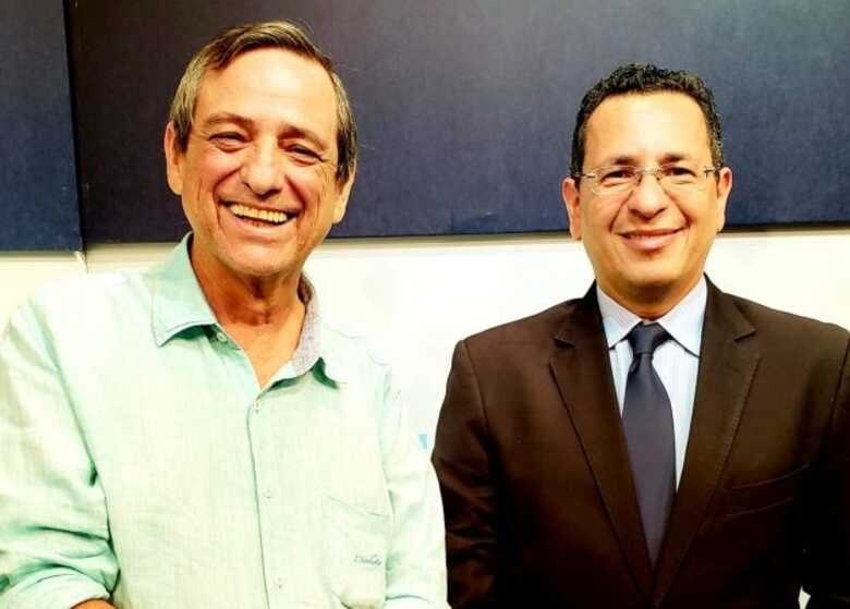 O presidente da Fertel, Bosco Martins, e o procurador-geral do MP-MS, Paulo Passos