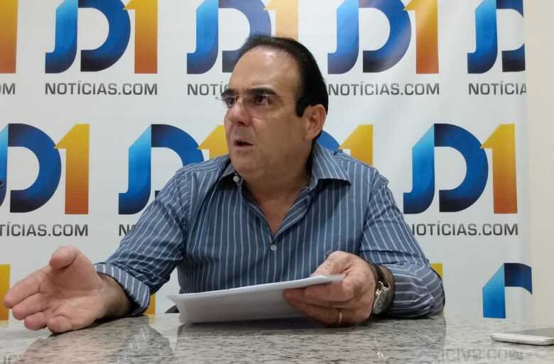 Deputado estadual Felipe Orro (PSDB) em entrevista no JD1Notícias