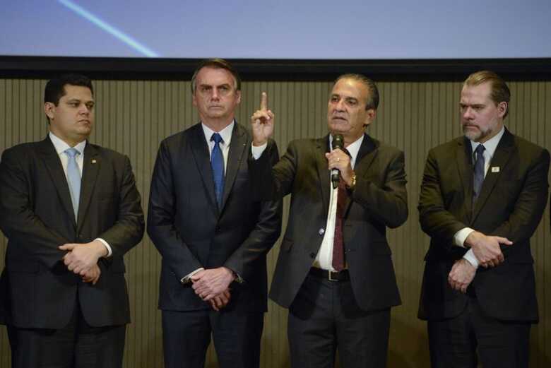 Rodrigo Maia, Jair Bolsonaro, Silas Malafaia e Dias Toffoli