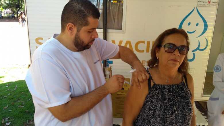 A campanha de vacinação contra gripe ocorre todo ano na capital