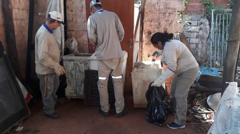 Agentes de saúde fazem mutirão no bairro Moreninhas