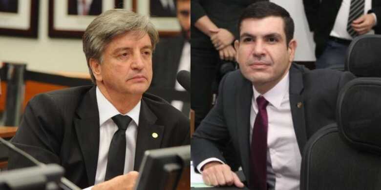 O deputado federal Dagoberto Nogueira e o estadual, Jamilson Name