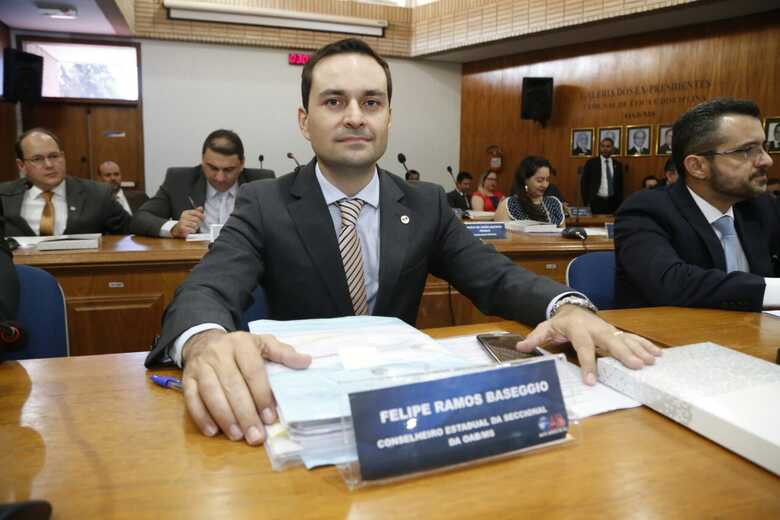 O conselheiro estadual da Ordem dos Advogados do Brasil, Seccional Mato Grosso do Sul, Felipe Ramos Baseggio