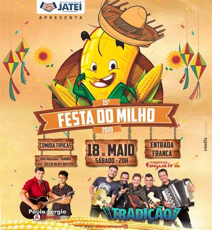 Festa do Milho ocorre no próximo fim de semana