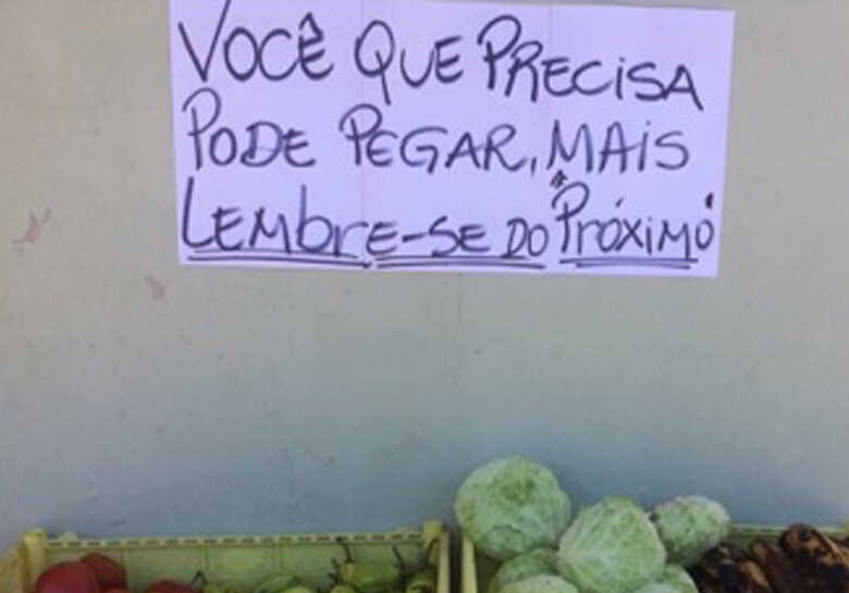 "Não coloco produtos estragados, escolhos os produtos como se fossem para mim", explica o comerciante