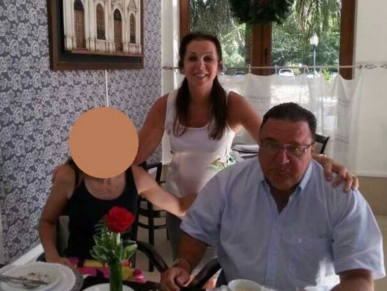 Silvana Maria e seu esposo, o médico Pedro Arnaldo