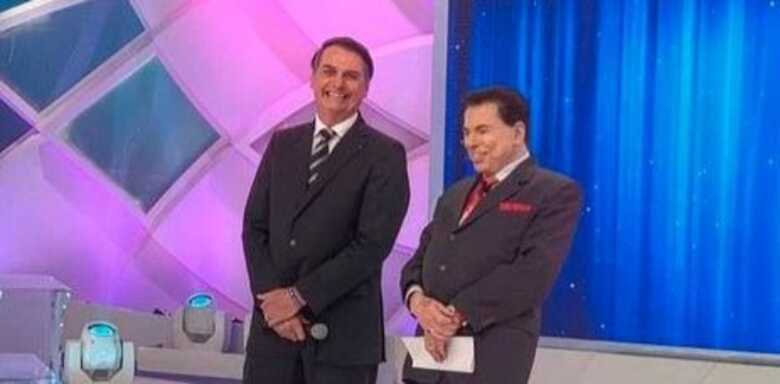 Bolsonaro compareceu ao programa do apresentador Silvio Santos, na noite deste domingo (5)
