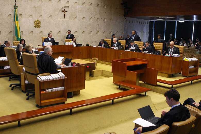 Supremo Tribunal Federal (STF) durante julgamento