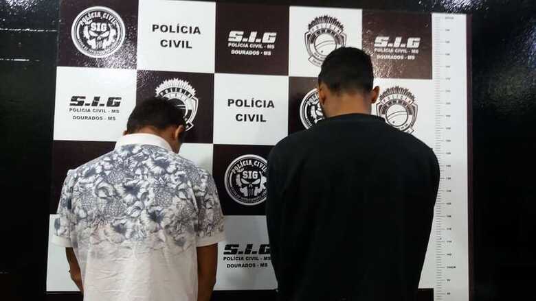 Os investigadores prenderam Pablo Guilherme Alves da Silva, de 20 anos, Marcos Adriano Faustino Ribeiro, de 23 anos e um adolescente