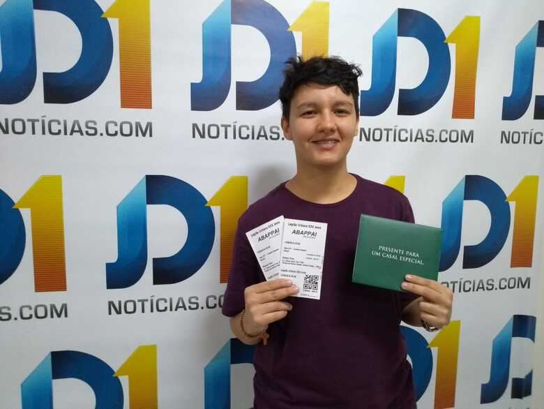 Mariana Leite, ganhadora da promoção do Dia dos Namorados