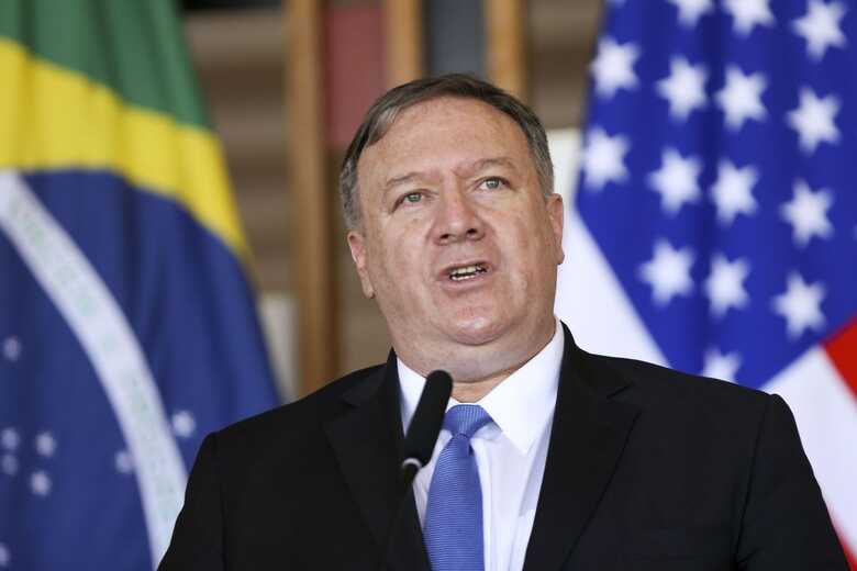 Secretário de Estado americano, Mike Pompeo