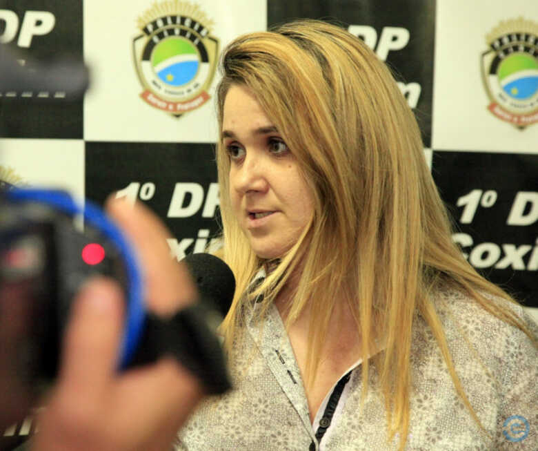 A nova delegada titular da Delegacia Regional de Aquidauana, Silvia Elaine Giraldi dos Santos