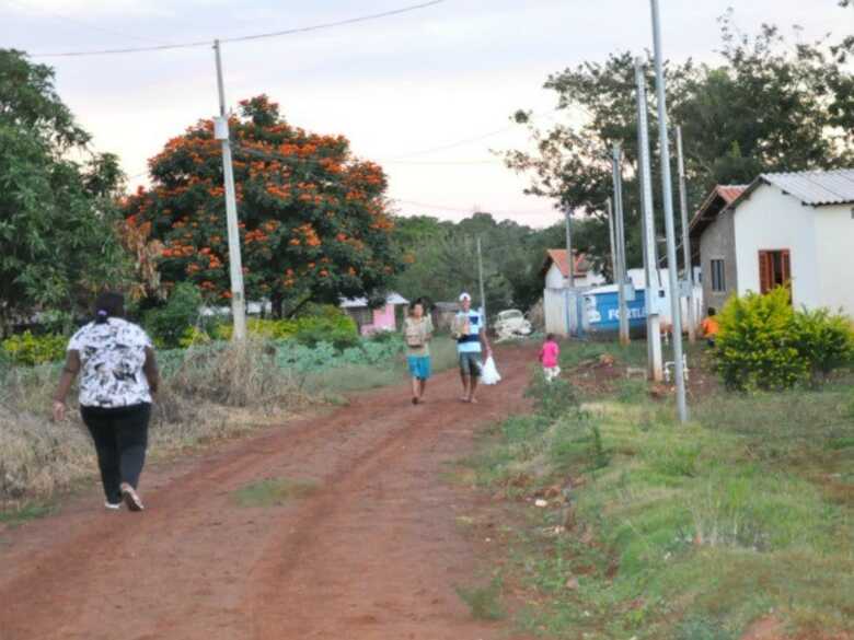 Comunidade Ch&aacute;cara Buriti, localizada na zona rural de Campo Grande