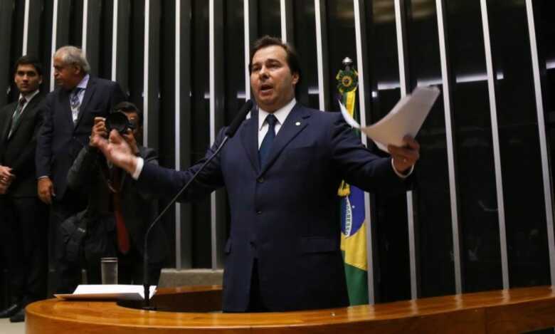 O presidente da C&acirc;mara, Rodrigo Maia (DEM-RJ)