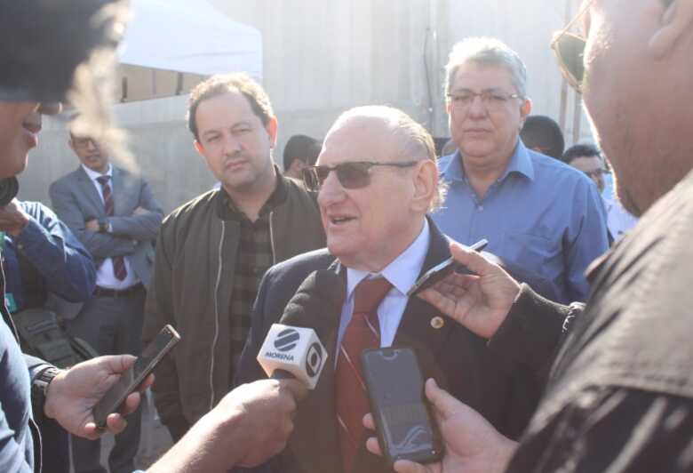 O presidente do TJ-MS e governador em exercício, Paschoal Leandro