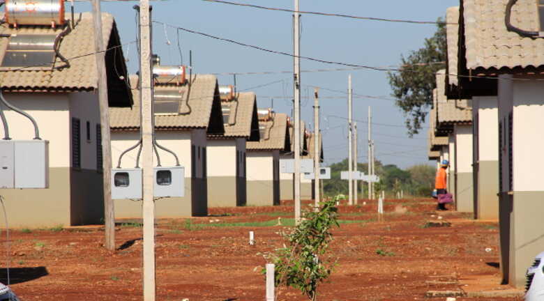 Todas as residências são equipadas com aquecimento solar
