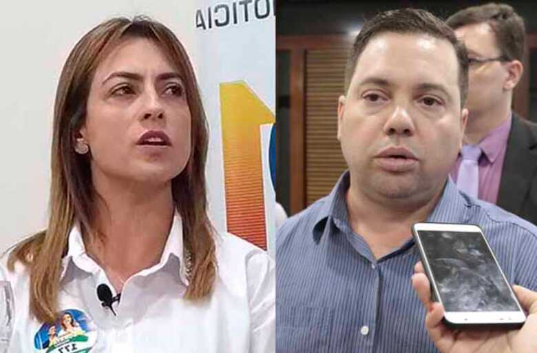 A senadora Soraya Trhonicke e o primeiro suplente Rodolfo Nogueira