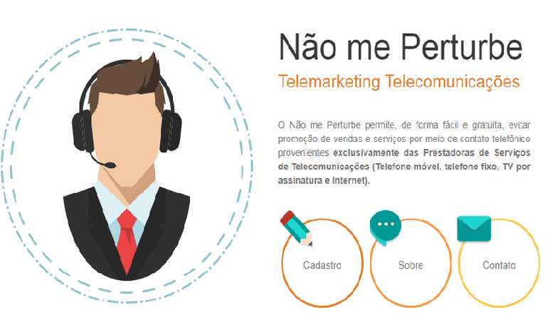 s pessoas que n&atilde;o desejarem receber esse tipo de chamada podem incluir seu nome no site