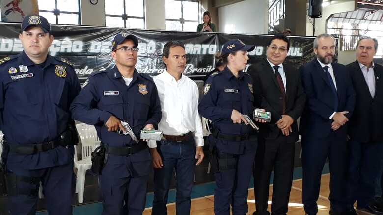 O n&uacute;mero somado aos outros 422, capacitados e armados, comp&otilde;em a guarda da capital