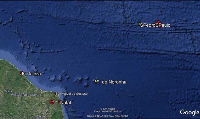 O hipocentro do tremor teve profundidade estimada em 10 km