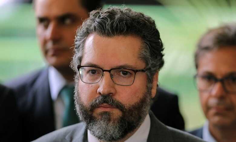 O ministro de Relações Exteriores do Brasil, Ernesto Araújo