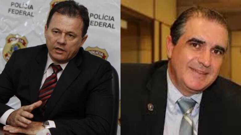 Ex-superintendente da PF Edgar Marcon e ex delegado-geral da Polícia Civil Roberval Cardoso