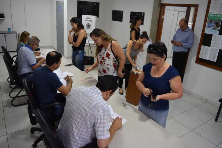 Sede do CRO em Campo Grande, que está sendo posto de votação na rua Desembargador Leão Neto 1.812