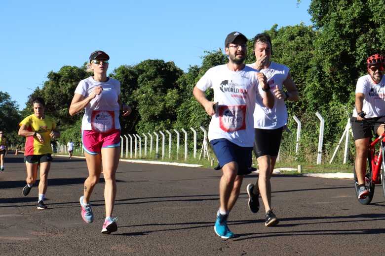 S&atilde;o 8 km de percurso de corrida e 4 km para inscritos na caminhada