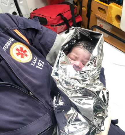 Rec&eacute;m-nascido foi levado pelo SAMU at&eacute; o Hospital Universit&aacute;rio de Dourados